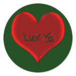 Luv Ya stickers