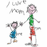 Luve Mom Acrylic Cut Outs