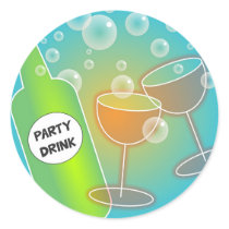 Luvly Bubbly Round Stickers