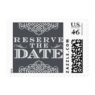 Luxe - Reserve the Date - Gray Stamp