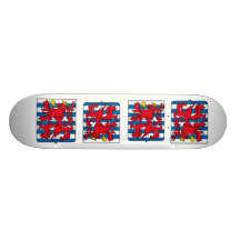 Luxembourg, Belgium Custom Skate Board