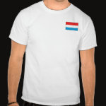 Luxembourg Flag Map Basic T-Shirt