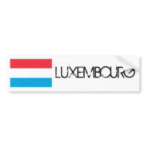 Luxembourg Flag Bumper Sticker