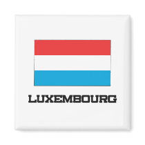 Luxembourg Flag magnets by tshirtshirts Luxembourg Flag magnets