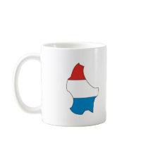 Luxembourg flag map mugs by FlagStore Luxembourg flag map mugs