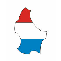 Luxembourg flag map t-shirts by FlagStore Luxembourg flag map t-shirts