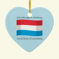 Luxembourg Flag Ornament
