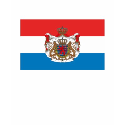 Luxembourg Flag T-shirt by FlagTshirts