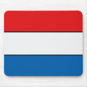 Luxembourg Flag T-shirts and Gifts mousepads