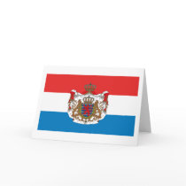 Luxembourg Flag w COA Greeting Card by FlagTshirts Luxembourg Flag w COA Greeting Card