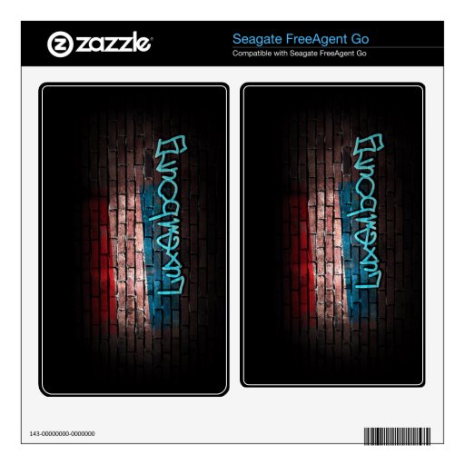 Luxembourg Graffiti Skins For FreeAgent Go
