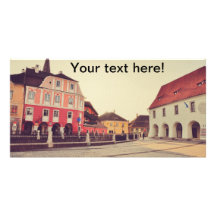 Luxembourg house personalized photo card