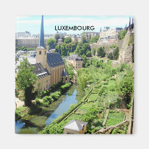 LUXEMBOURG REFRIGERATOR MAGNET