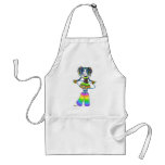 "Luxie" Rainbow Cyber Goth Faerie Apron