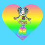 "Luxie" Rainbow Cyber Goth Fairy Stickers