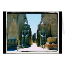 Luxor Temple Egypt Greeting Cards