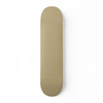 luxurious heart shape white pattern on rough brown custom skate board