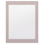 luxurious pink pattern on rough white background letterhead template