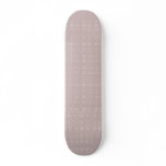 luxurious pink pattern on rough white background skateboard decks