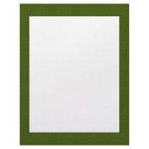 luxurious tiny light green pattern on rough green letterhead