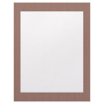 luxurious tiny purple pattern on rough brown backg custom letterhead