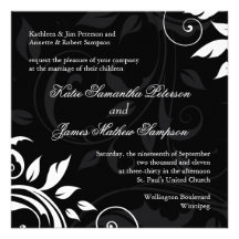 Luxurious Vines Wedding Invitation