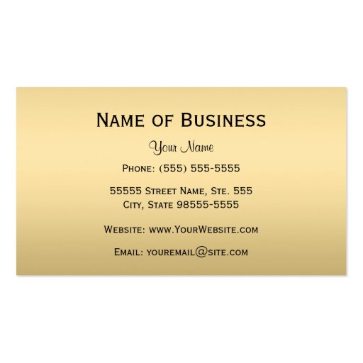 Luxury Black and Gold Argyle Pattern Business Card (back side)