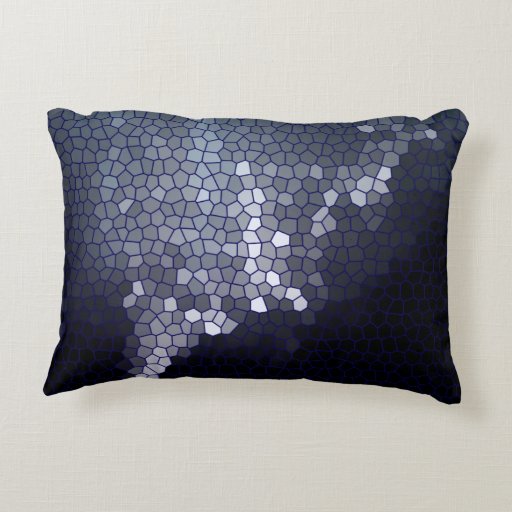 LUXURY BLUE DISCO DECORATIVE PILLOW Zazzle