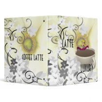 Luxury Coffee Latte Binder Coffee Lovers Delight