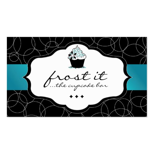 Luxury Cupcake Business Card (front side)