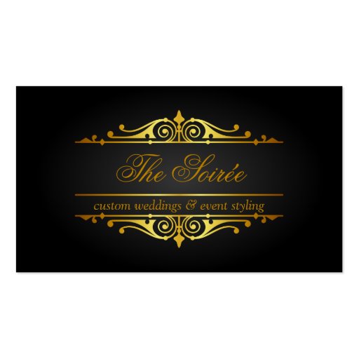 Luxury Event Planner Business Cards (front side)