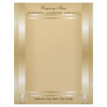 Luxury Gold Frame Letterhead