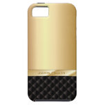 Luxury Gold with Custom Name iPhone 5 Case