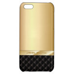 Luxury Gold with Custom Name iPhone 5C Case