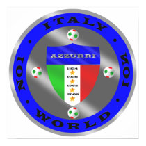 Luxury Italian Soccer world champions logo posters by SoccerJersey Luxury Italian Soccer world champions logo posters
