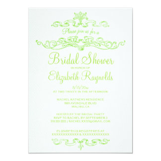 Luxury wedding shower invitations