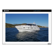 Luxury Motor Boat Laptop Skin