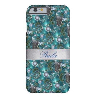 Luxury Pearls Silver Sparkle iPhone 6 Case