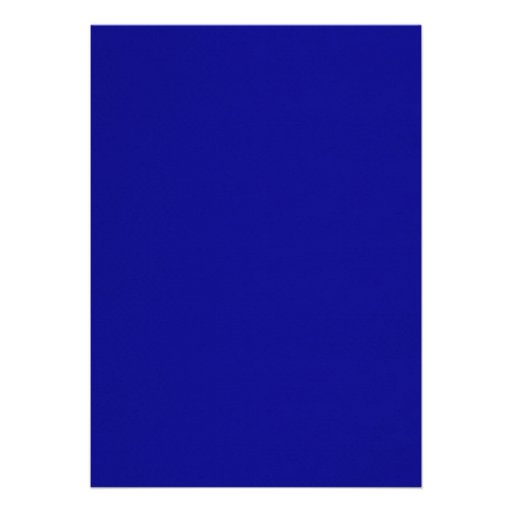 Luxury Royal Blue Bridal Shower Invitations