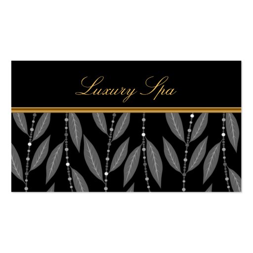Luxury Spa Business Card (front side)