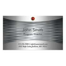 Luxury Steel Program Director Business Card