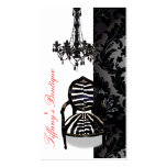 Luxury Vintage Chandelier Boutique Business Cards