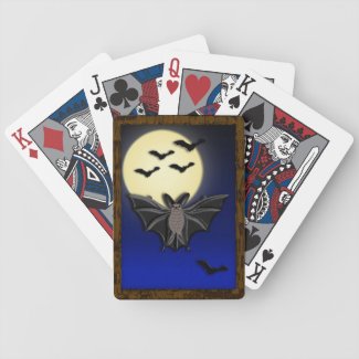 LWood Bat Bicycle Playing Cards