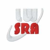 LWSRA Black Embroidered Polo