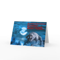 Lycan Halloween card by Nightrun Lycan Halloween card