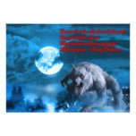 Lycan Halloween party invitation