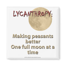 Lycanthropy magnets by thefrozenduck Lycanthropy magnets