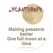 Lycanthropy stickers by thefrozenduck Lycanthropy stickers