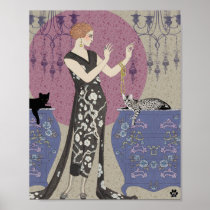 Lydia & Bengal in Mauve and Taupe Print