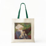 Lydia Crocheting in the Garden at Marly by Cassatt Bag